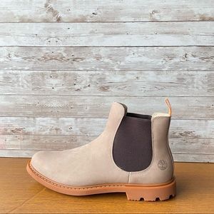 TIMBERLAND MEN'S BELANGER EK+ 6-INCH CHELSEA LIGHT BROWN NUBUCK.
